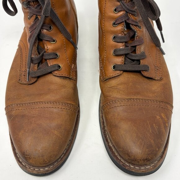 Thursday Boot Company men's Captain leather ankle boots 8D brandy brown lace up - Picture 2 of 12